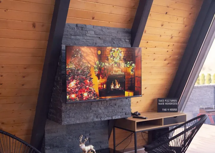 Holiday home The V House Luxury A-frame With Private Pool