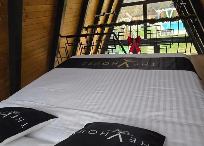 The V House Luxury A-frame With Private Pool * Bijeljina